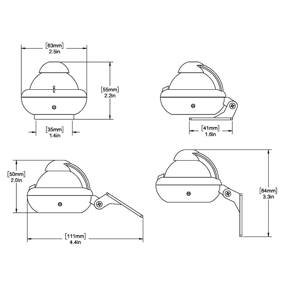 Ritchie X-10-M Sport - Bracket Mount - Gray [X-10-M]