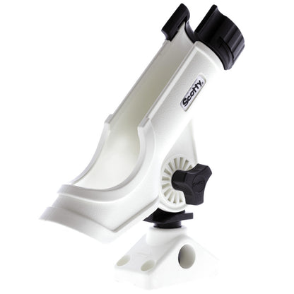 Scotty Powerlock Rod Holder White w/241 Side/Deck Mount [230-WH]