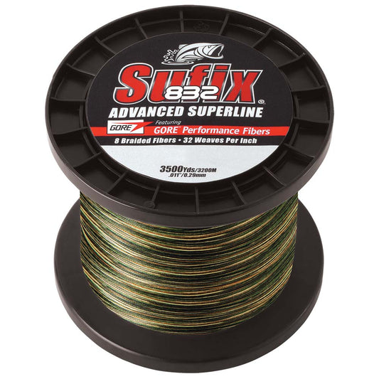 Sufix 832 Advanced Superline Braid - 20lb - Camo - 3500 yds [660-420CA]