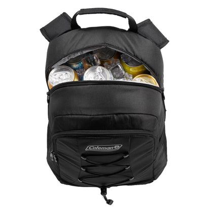 Coleman CHILLER 28-Can Soft-Sided Backpack Cooler - Black [2158133]